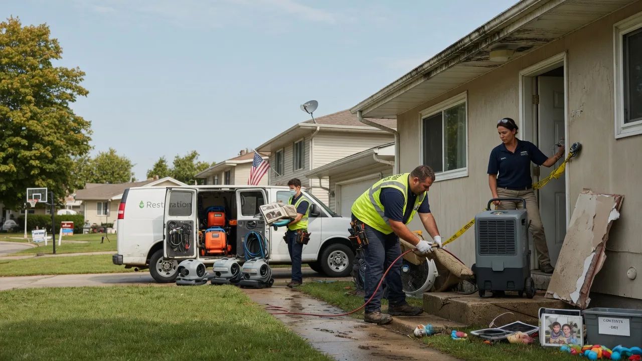 Water Damage Restoration in Dupo, IL near me